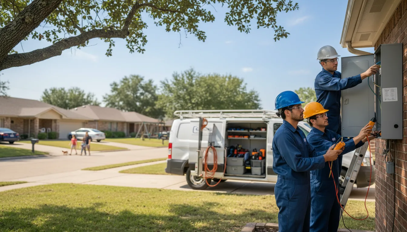 Certified electrician providing emergency electrical services in Cisne, IL